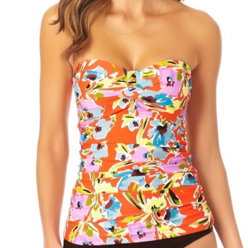 Anne Cole - Twist Front Bandeaukini Swim Top